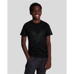Lyle and Scott Тениска Lyle and Scott Kids Graphic Regular Fit T-Shirt - Black Z865
