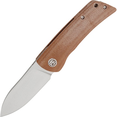 Petrified Fish PFE05S Flavorist Satin K110 Brown Micarta PFE05SBRMS