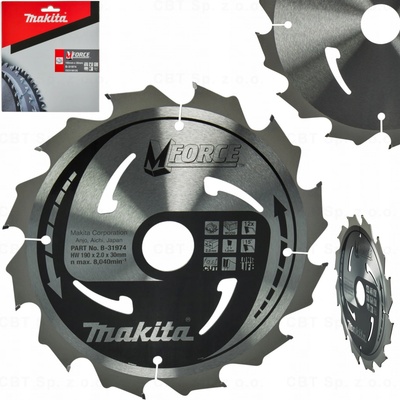 Makita pilový kotouč 190x30 12 Z B-07967 – Zboží Dáma