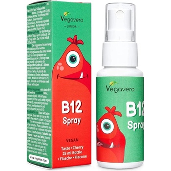 Vegavero B12 Spray Junior, череша, 25 ml, Vegavero