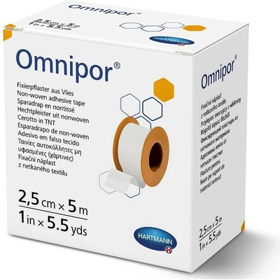 Omnipor náplast netkaný textil 2,5 cm x 5 m