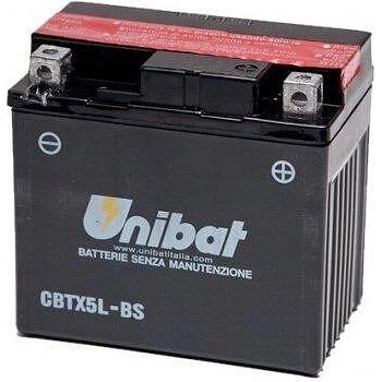 Unibat AGM 12V 4Ah right+ CBTX5L-BS