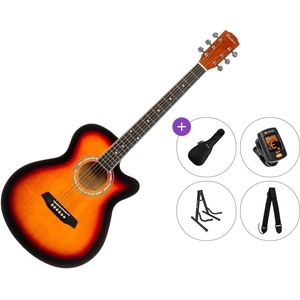 Pasadena PGC-10 Premium SET Vintage Sunburst Джъмбо китара