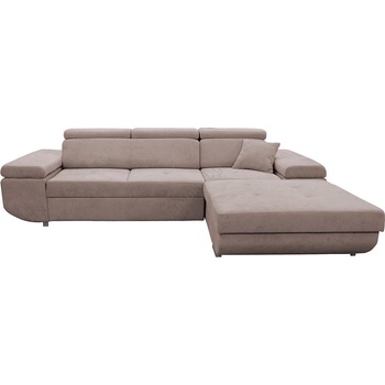 Filex Разтегателен ъглов диван castelo с ракла, дясна l-конфигурация, бежов (ff0036)