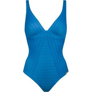 Lidea Дамски бански костюм Lidea Women's Linear Code Swimsuit - Wave Blue - размер 42 (150-6304-0114)