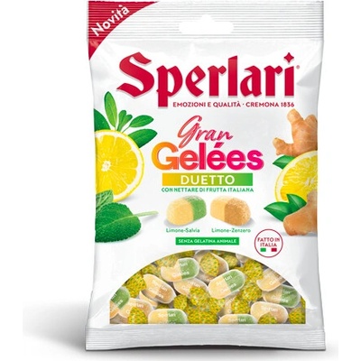 Sperlari želé cukríky s príchuťou a citrón-zázvor 150 g