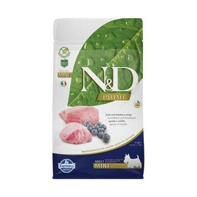 N&D Prime Dog Adult Mini Grain Free Lamb & Blueberry 2 x 0,8 kg