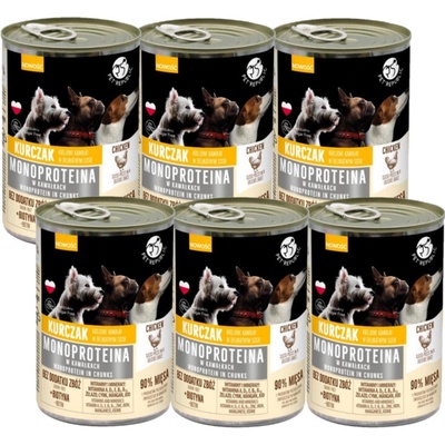 PetRepublic kuřecí monoproteinové kousky v omáčce 6 x 400 g