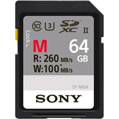 Sony SDXC 64GB Class 10 UHS-II U3 SF64M