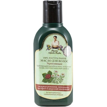Babička Agafa 100% prírodný vlasový olej so spevňujúcim účinkom 150 ml