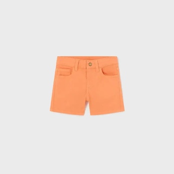 Image 1 of Mayoral Къси панталони 5 джоба памук мандарина за бебе момче Mayoral