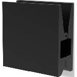 DECOR WALTHER Държач за кърпа Pinch квадратен 10 см черен мат (0907360)
