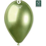 Gemar Латексови Балони Хром, Цвят Киви - Gemar - 33 см (GB120-105)