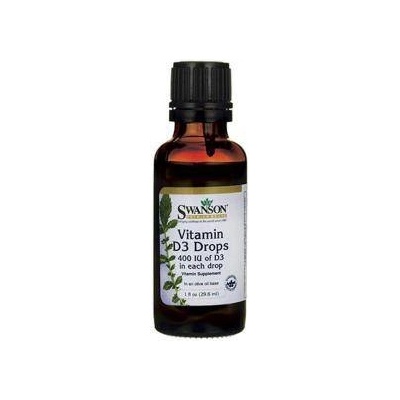 Swanson Витамин D3 Swanson течни капки 400IU, 29ml. , 4357