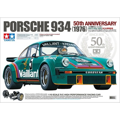 Tamiya Porsche 934 Turbo Vaillant 50th Anniversary Limited Edition stavebnice 1:10