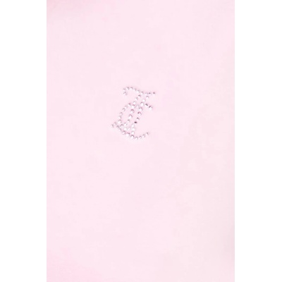 Juicy Couture суичър с качулка дамски от кадифе ICCLE HOODIE (JCWAS126304)