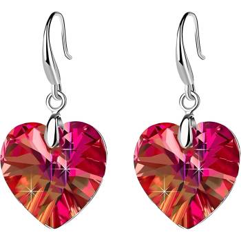 HARAHU Обеците Beautiful Heart - Розови KP29811 (29811)