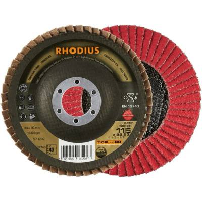 RHODIUS Lamelový brusný kotouč JUMBO SPEED EXTENDED 115 x 22,23 P40 TOPline 208743