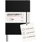 Leuchtturm1917 weekly calendar 2027 A4+ (master) with notebook - black - 225 x 315 mm - January-December 2027 - 400203 (400203)