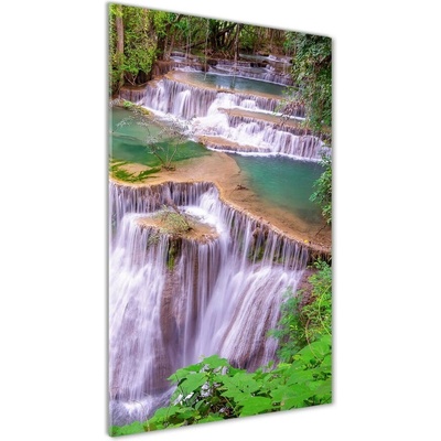Vertikálny foto obraz sklenený Vodopád 50x100 cm