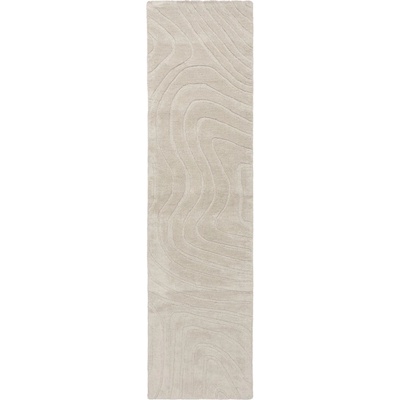 Flair Rugs Кремава ръчно изработена вълнена пътека 60x230 cm Mesmerise Natural - Flair Rugs (503119377383)