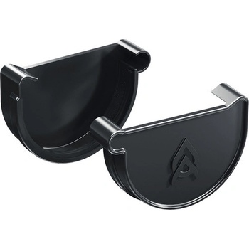 Precit Roof Čelo pre odkvapový žľab Ø 125 mm plast pravé antracit