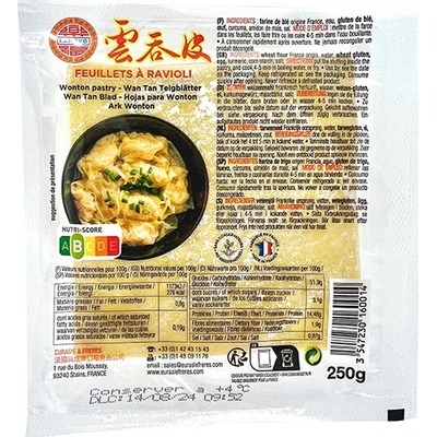 Lakovo Wonton těsto na polévkové knedlíčky a siomai 500 g – Zboží Dáma