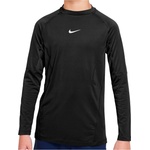 Nike Детска спортна тениска Nike Kid's Pro Dri-Fit Long-Sleeve Top Sport shirt - Black / White (704-4927-0112)