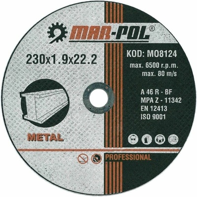 Mar-Pol Rezný kotúč 230 x 1,9 x 22 mm M08124