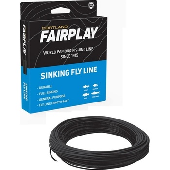Cortland Muškárska Šnúra Fairplay Sinking Type 2 Black Fresh Salt 84ft WF6S