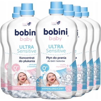 Bobini Prací gel a aviváž pre deti 10,8 l 100 PD + 100 ml