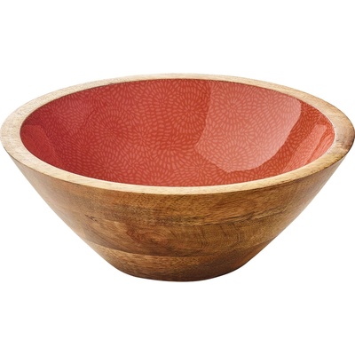 Zassenhaus BRUSH CORAL Mísa na potraviny mangové dřevo 20 x 8 cm