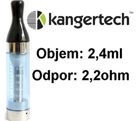Kangertech CC/T2 clearomizer 2,2ohm modrý 2,4ml