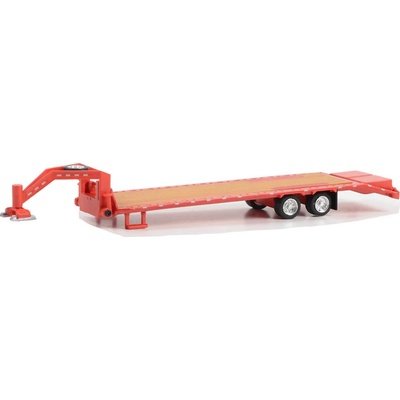 GreenLight Gooseneck trailer červená 1:64
