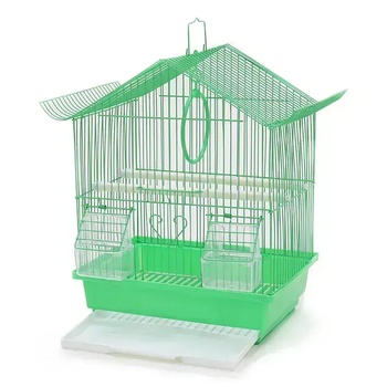 Image 1 of Zoomagzinche Клетка за канарчета с китайски покрив 30х23х39см (a111)