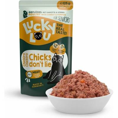 Lucky Lou Lifestage Senior s drůbežím mäsom 125 g