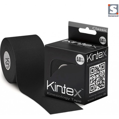 Kintex kineziologický tejp Classic černá 5 cm x 5 m