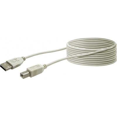 Schwaiger Pripájací kábel USB 2.0 sivý 3 m