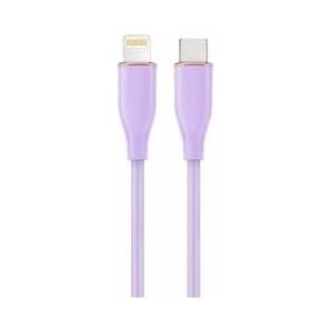 Gembird USB Type-C Power Delivery PD charging and data transfer cable 60W silicone braided 1.5m purple color