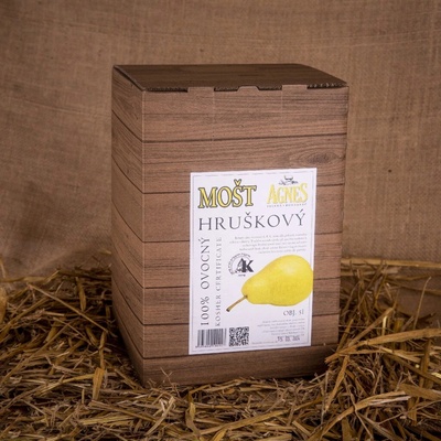Agnes zelená Bohdaneč Hruškový mušt AGNES 5l