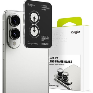 RINGKE защитно стъкло за рамка на камерата Galaxy S25 Edge, черно (8800293854517)
