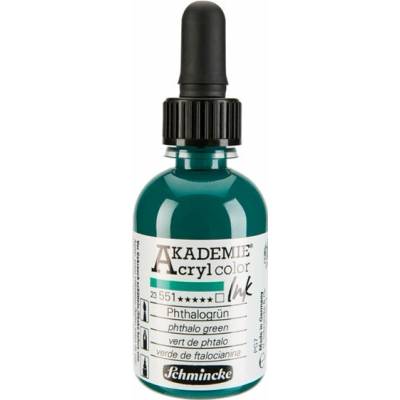 Schmincke Akademie akrylový atrament 50 ml 551 phthalo zelená