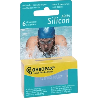 Ohropax SILICON Ušné vložky v krabičke 6 ks
