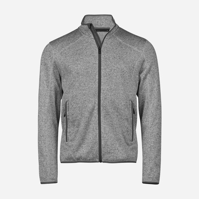 Tee Jays pánska outdoorová fleecová mikina TJ9615 Grey Melange
