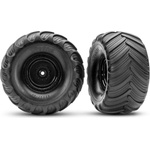Traxxas колело 2.0/3.0", диск черен offset 29mm, гума Terra Groove (чифт)
