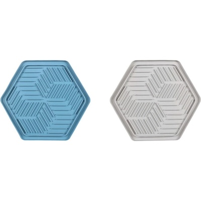 Flamingo lízací podložka M 24 x 21 x 1 cm modrá