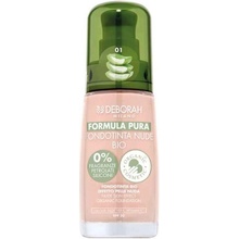 Deborah Milano Formula Pura make-up s Aloe Vera a vitamínom C Nude BIO 01 Ivory 30 ml