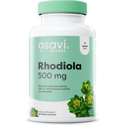 Osavi Rhodiola Extract 500 mg 120 rastlinných kapsúl