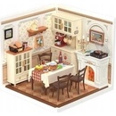 ROBOTIME Rolife DIY House: Jedáleň s LED osvetlením 150 ks