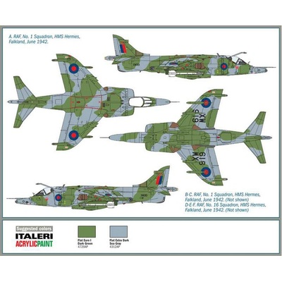 Italeri IT 1401 Harrier GR.3 1:72